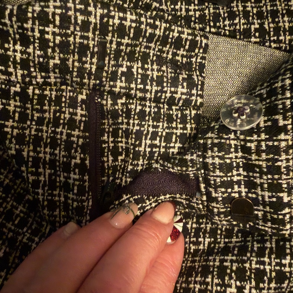 Liverpool black:white plaid woman’s dress/casual psnts